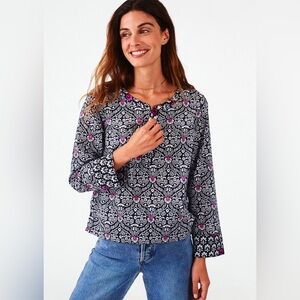 Roller Rabbit Periyar-Dora Ximena Top size XL